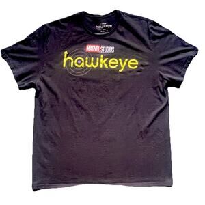 Marvel Studios Hawkeye 2XL Black Short Sleeve T Shirt